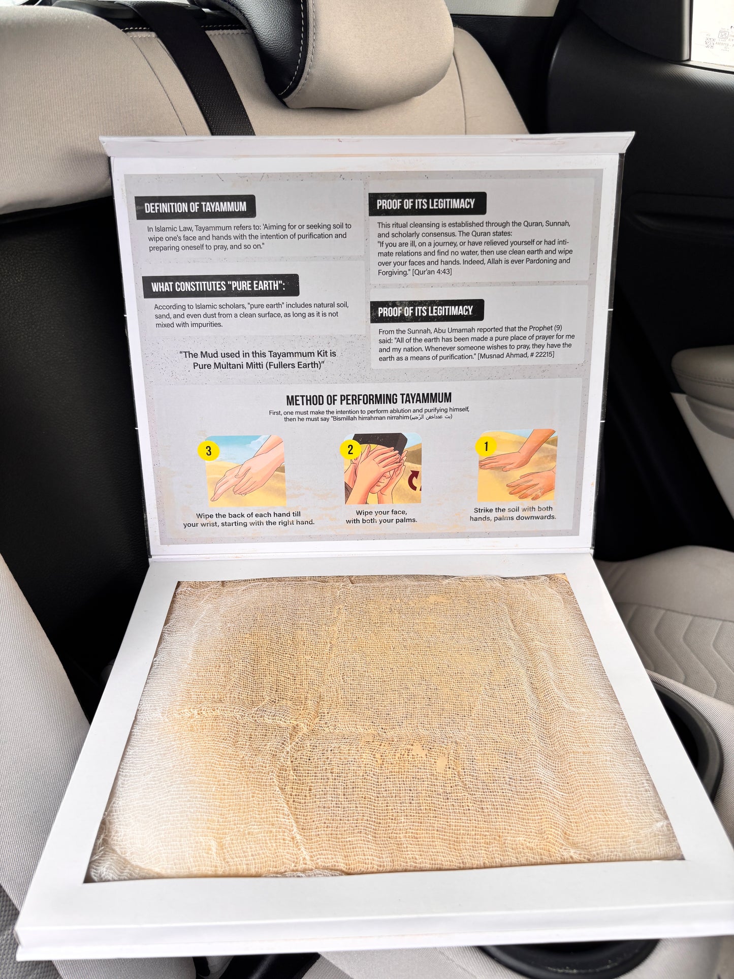 Inabah Portable Tayammum Kit | Premium Dry Ablution Kit for Salah