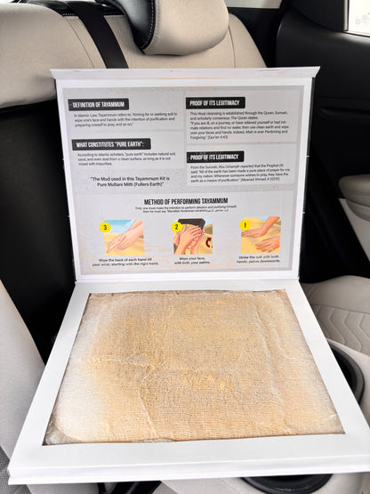 Inabah Portable Tayammum Kit | Premium Dry Ablution Kit for Salah