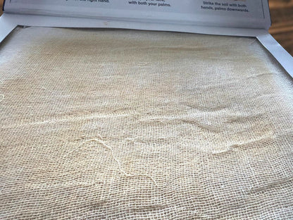 Premium natural dust surface inside the Tayammum Kit designed for performing dry ablution before prayer.