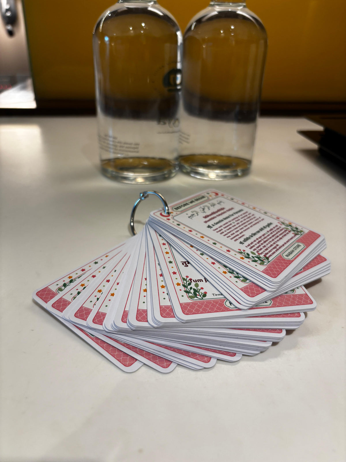 My First 40 Hadees Cards for Kids | 41-Card Islamic Learning Set with Arabic, Hindi & Roman Urdu Meaning | Waterproof