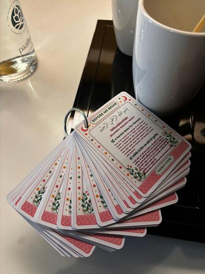 My First 40 Hadees Cards for Kids | 41-Card Islamic Learning Set with Arabic, Hindi & Roman Urdu Meaning | Waterproof